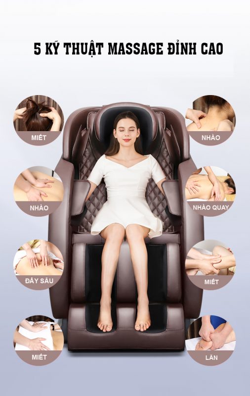 Ghế massage toàn thân Noguchi INC 6000 giá rẻ chính hãng hình 3