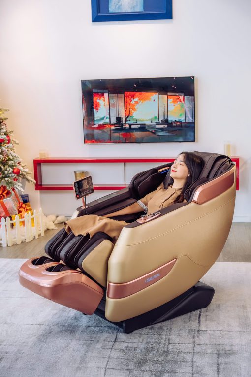 Ghế Massage Yamaguchi YA-155 Nâu Vàng - Hình ảnh 7