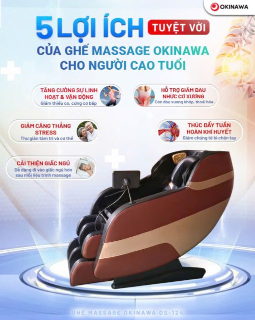 Ghế massage Okinawa OS-124 - Hình ảnh 3